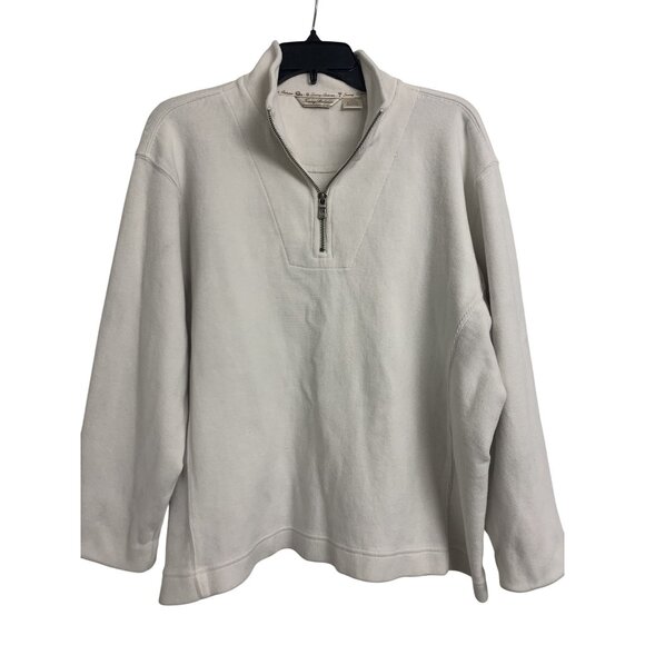 Tommy Bahama Tops - Tommy Bahama Quarter Zip Pullover Sweatshirt Size L (12-14)